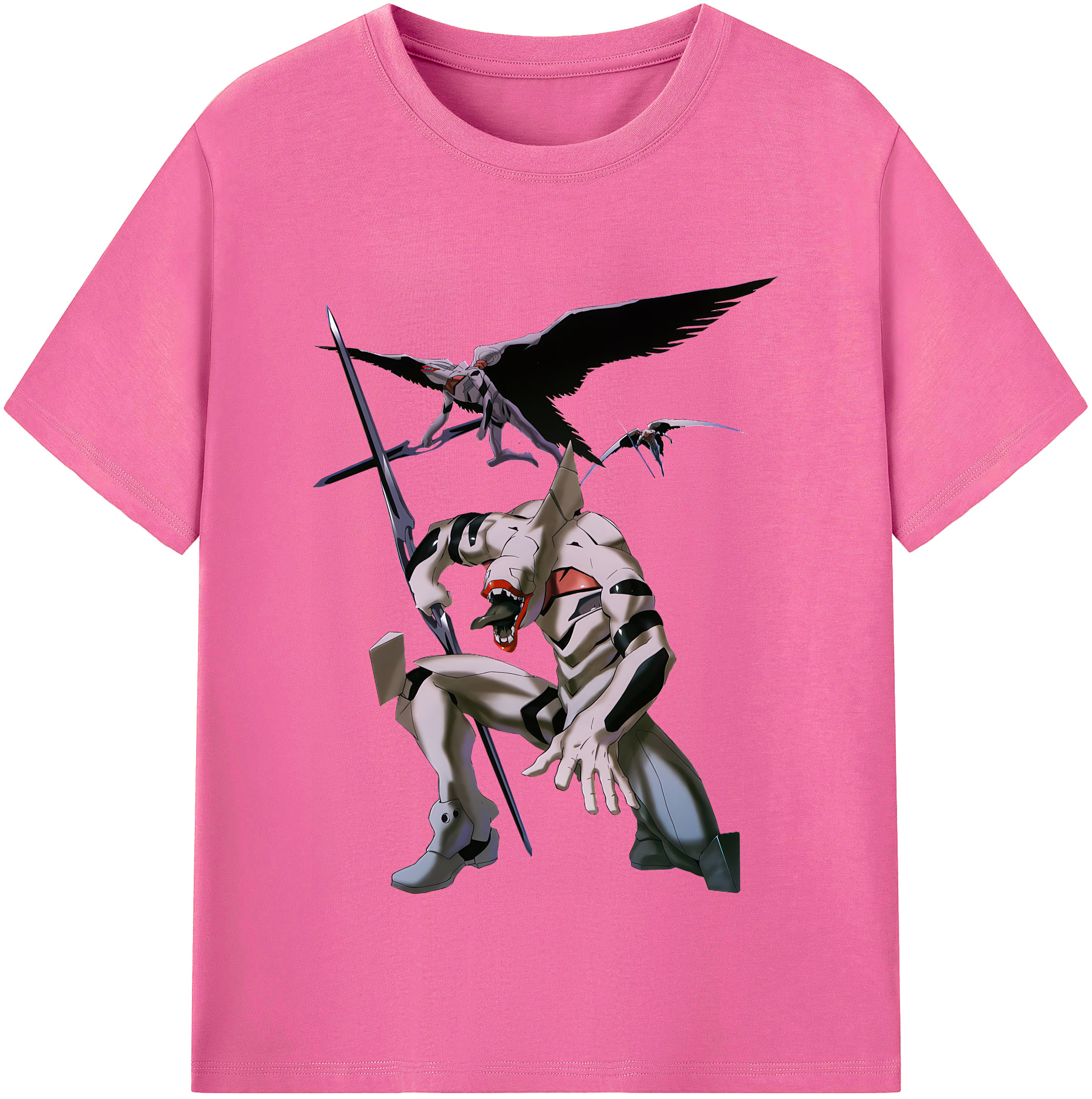 （画像用） EVA 新世紀エヴァンゲリオン レディースカジュアルプリントTシャツ（綿100％）